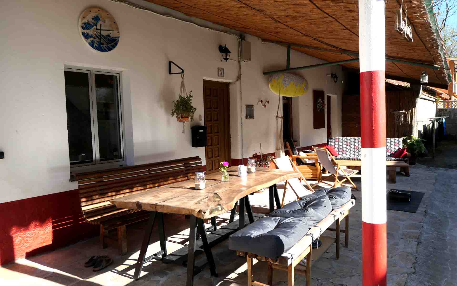 Terrace dining area