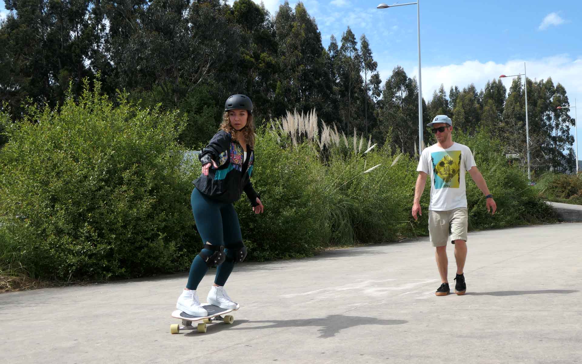 Surfskate training on the streets